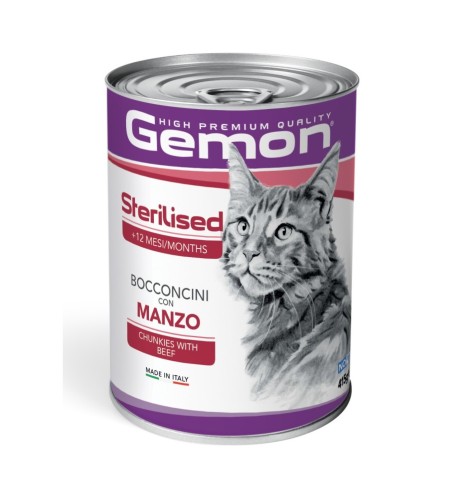 Gemon Sterilised Bocconcini con Manzo