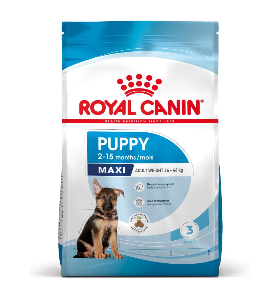 ROYAL CANIN SIZE HEALTH NUTRITION PUPPY - MAXI Dry Pet Food: Complete Nutrition for Large Breed Puppies