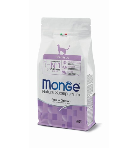 Monge Natural Superpremium Sterilised Ricco in Pollo Monge Natural Superpremium Sterilised Ricco in Pollo