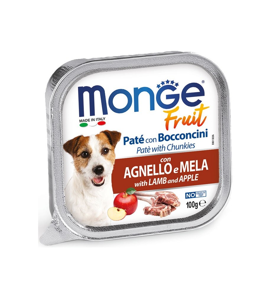 Monge Fruit Paté e Bocconcini con Agnello e Mela
