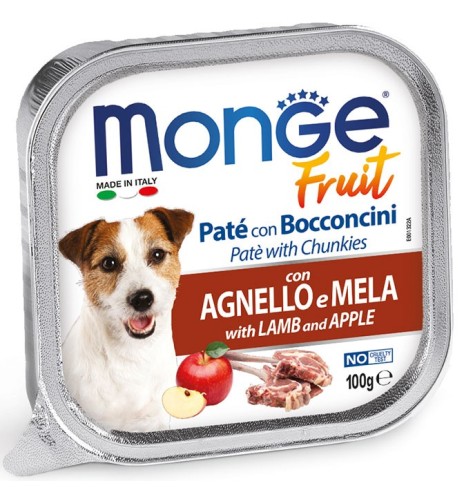 Monge Fruit Paté e Bocconcini con Agnello e Mela