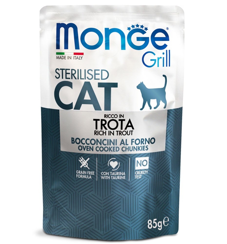 Monge Grill Bocconcini in Jelly – Ricco in Trota – Sterilised