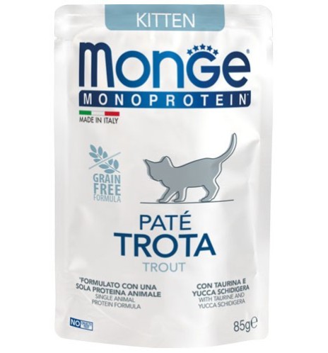 Monge Monoprotein Paté Trota – Kitten Monge Monoprotein Paté Trota – Kitten