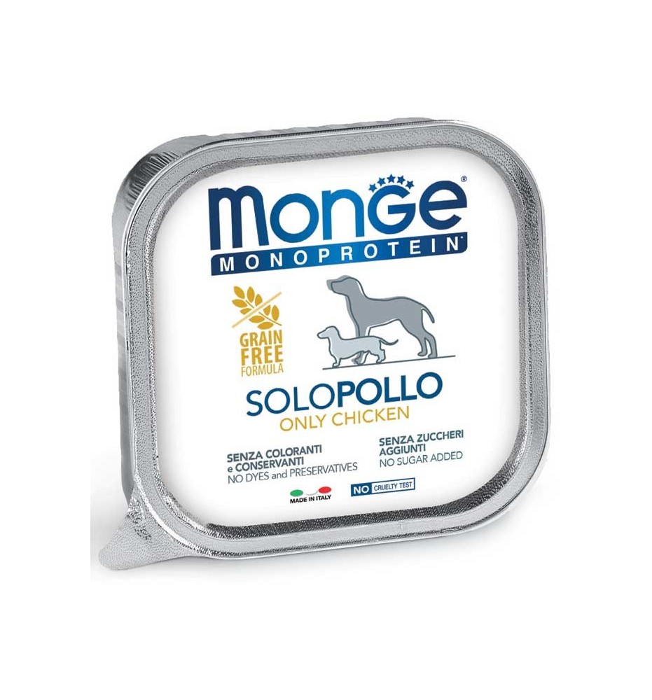 Monge Monoprotein Paté Solo Pollo