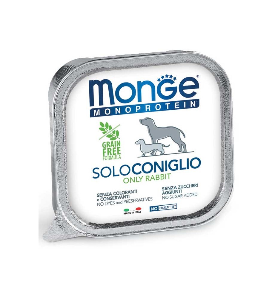 Monge Monoprotein Paté Solo Coniglio
