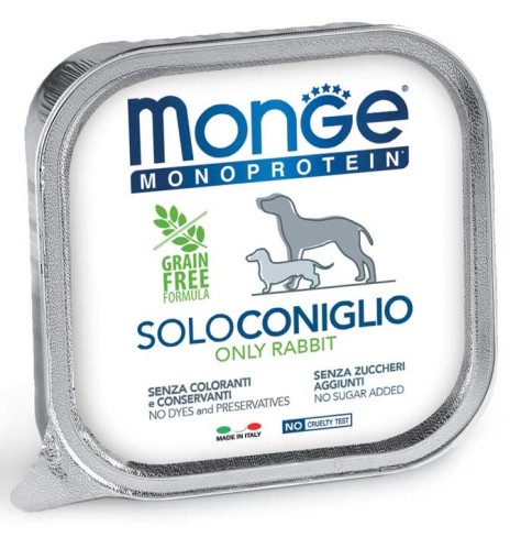 Monge Monoprotein Paté Solo Coniglio