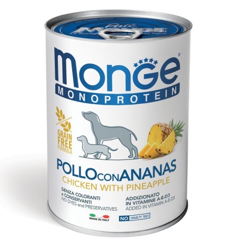 Monge Monoprotein Paté Pollo con Ananas