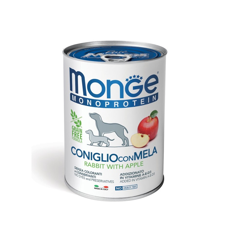 Monge Monoprotein Paté Coniglio con Mela