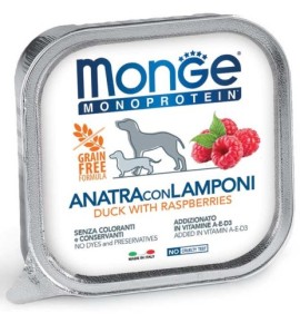 Monge Monoprotein Paté Anatra con Lamponi