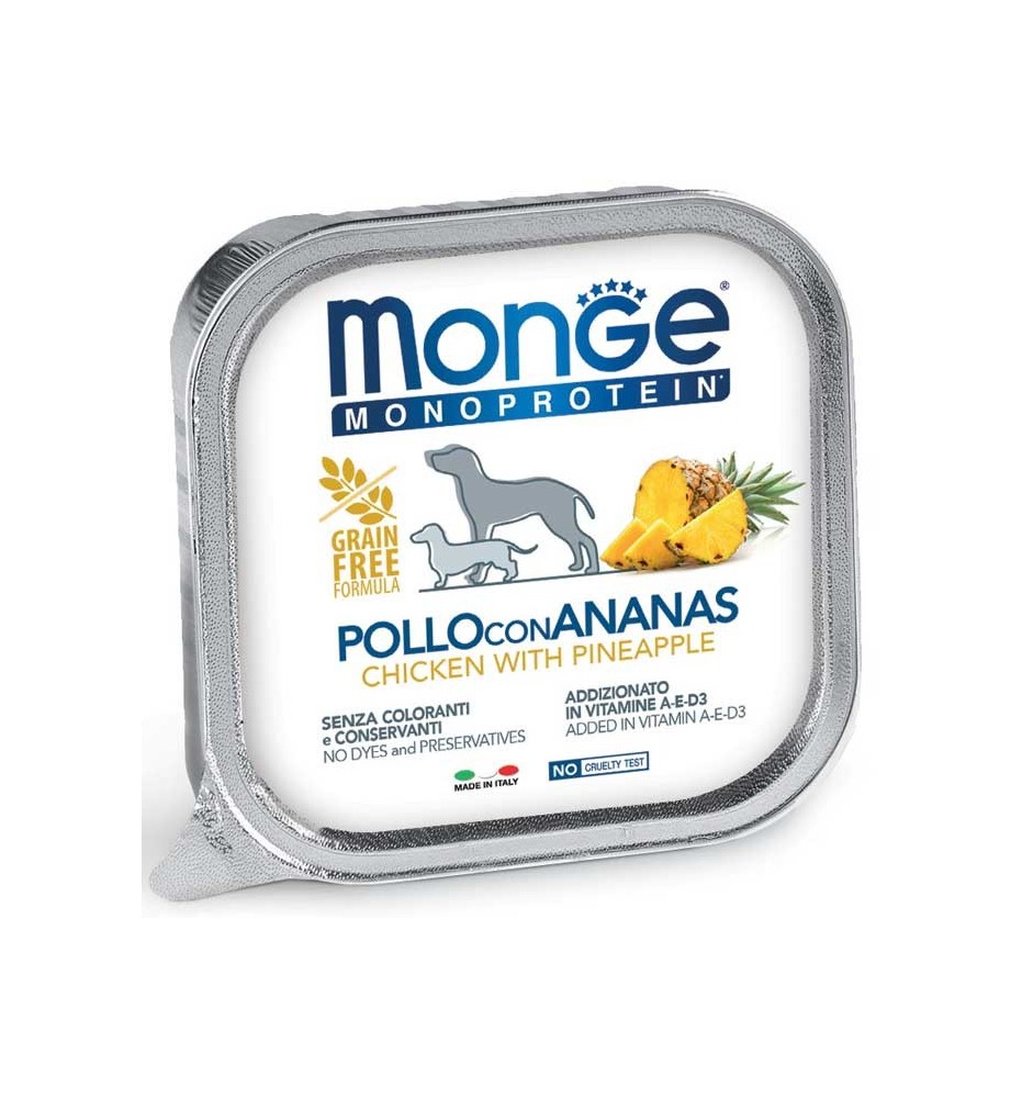 Monge Monoprotein Paté Pollo con Ananas