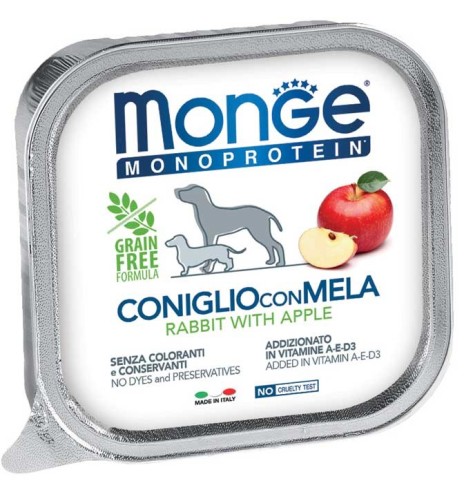 Monge Monoprotein Paté Coniglio con Mela