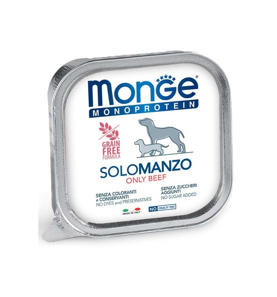Monge Monoprotein Paté Solo Manzo