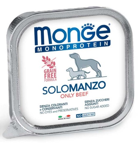 Monge Monoprotein Paté Solo Manzo