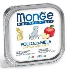 Monge Monoprotein Paté Pollo con Mela – Puppy
