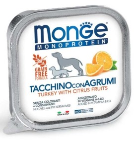 Monge Monoprotein Paté Tacchino con Agrumi
