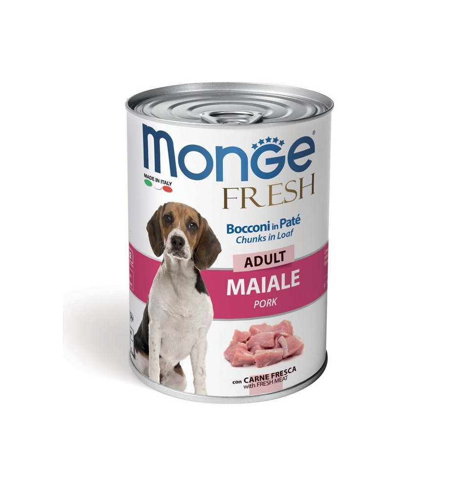 Monge Fresh Bocconi in Paté con Maiale – Adult