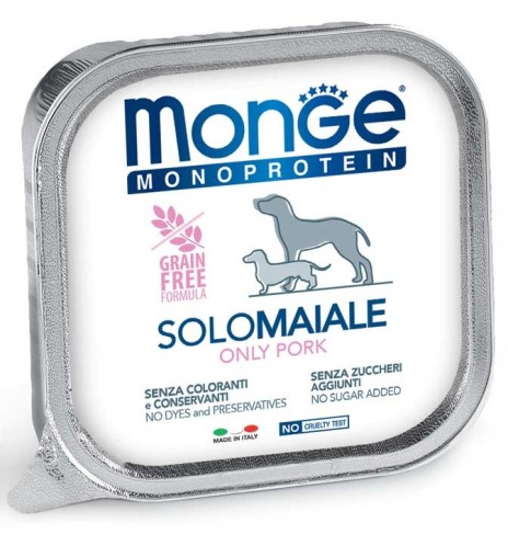 Monge Monoprotein Paté Solo Maiale