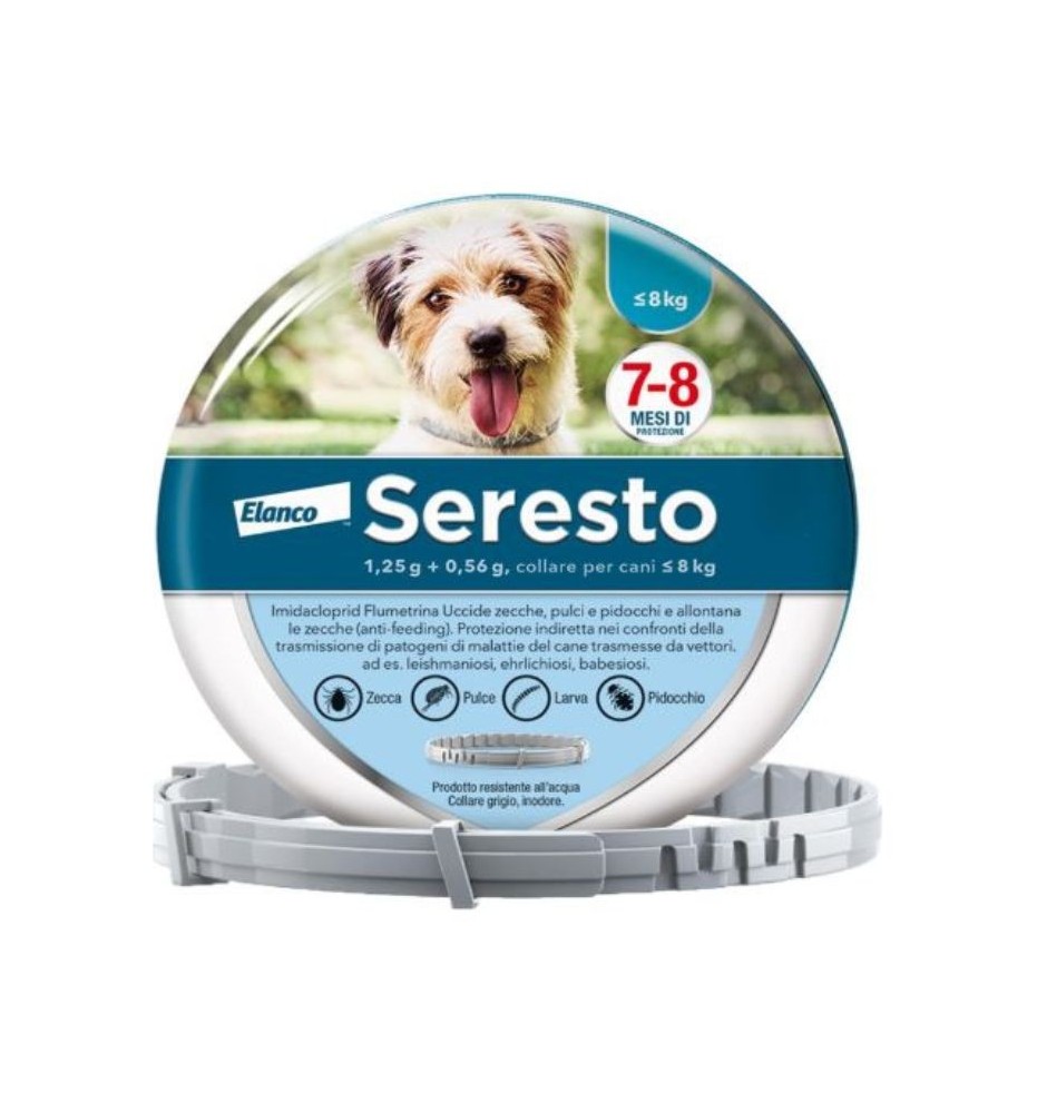 Collare Seresto per cani - protezione fino a 8 mesi