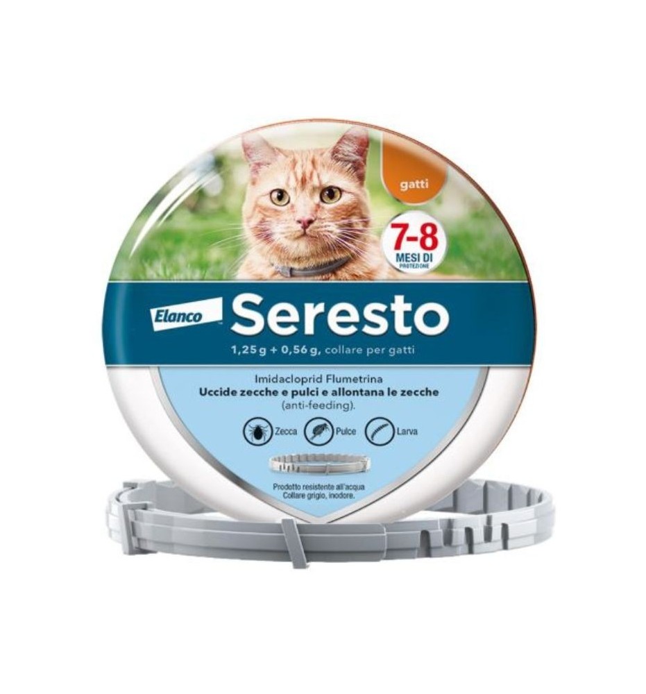 Collare Seresto per gatti - Protezione fino a 8 mesi
