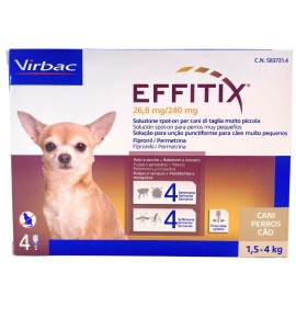 Effetix per cani - protezione da pulci, zecche e zanzare