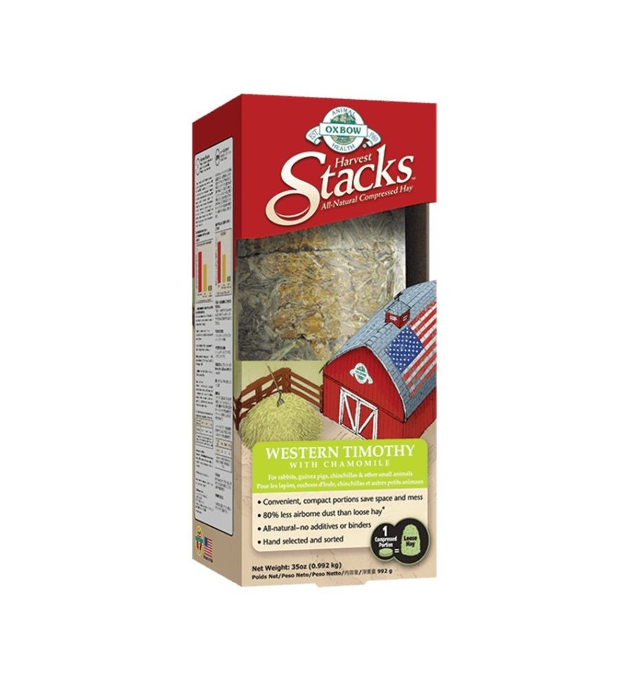Harvest Stacks Western Timothy con camomilla | fieno