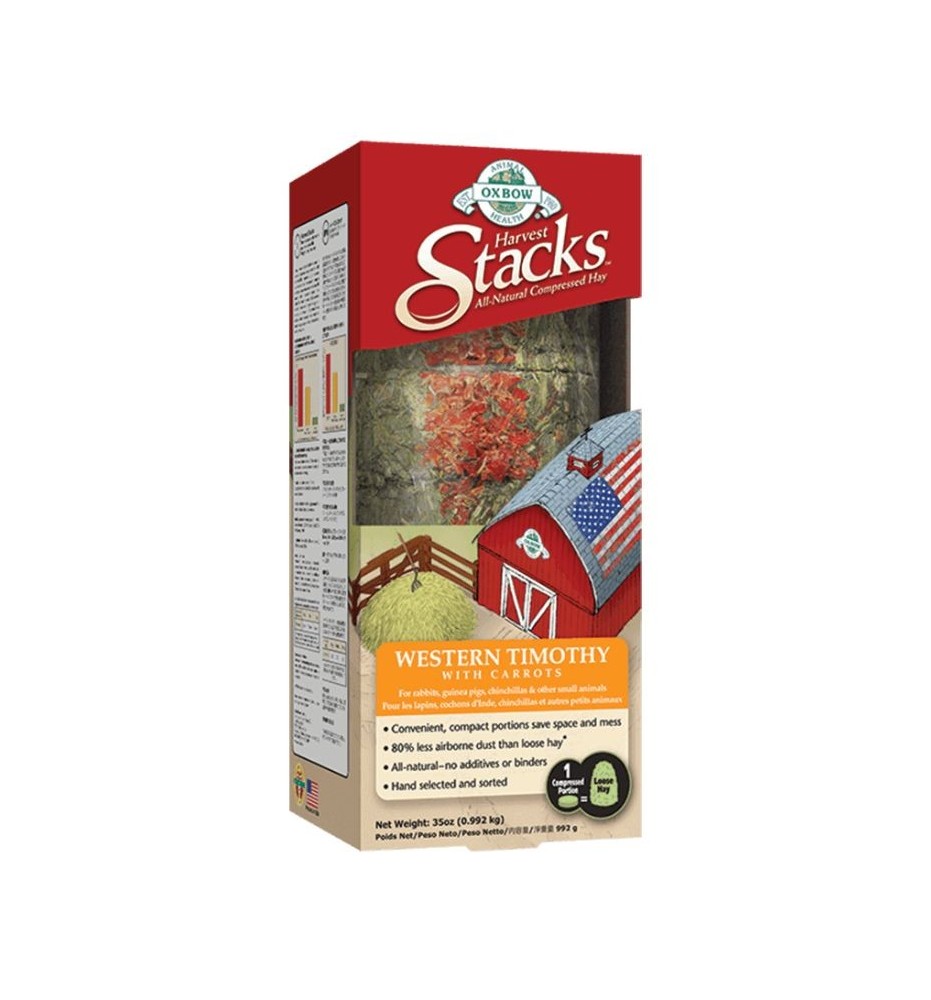 Harvest Stacks Western Timothy con carote |fieno naturale