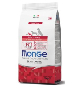 Monge Natural Superpremium Mini Puppy & Junior Ricco in Pollo