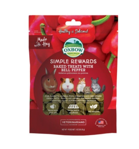Baked Treats con peperoni | snack salati per conigli Baked Treats con peperoni | snack salati per conigli