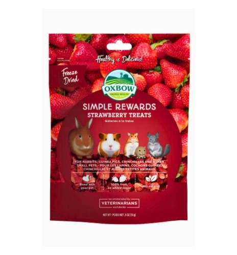Strawberry Treats per conigli e roditori - snack naturale Strawberry Treats per conigli e roditori - snack naturale
