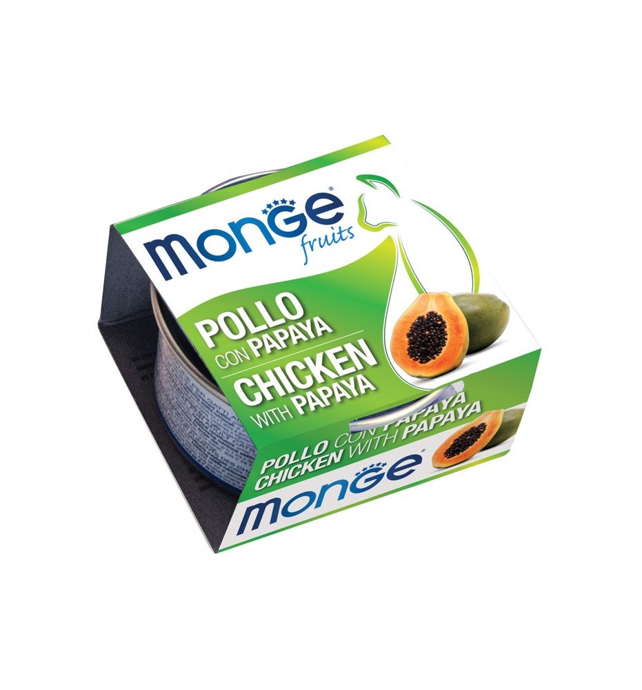 Monge Fruits Pezzetti di Pollo con Papaya – Adult