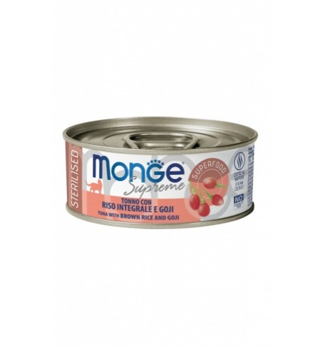 Monge Supreme Tonno con Riso Integrale e Goji – Sterilised