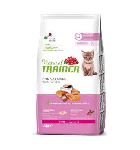 Crocchette kitten salmone | Nutrizione completa Crocchette kitten salmone | Nutrizione completa
