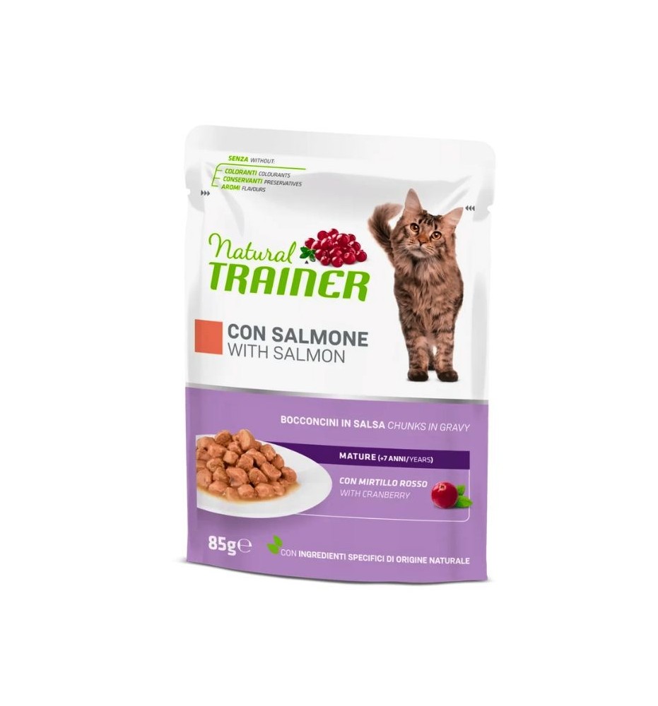 Senior salmone umido - Nutrizione completa per gatti maturi