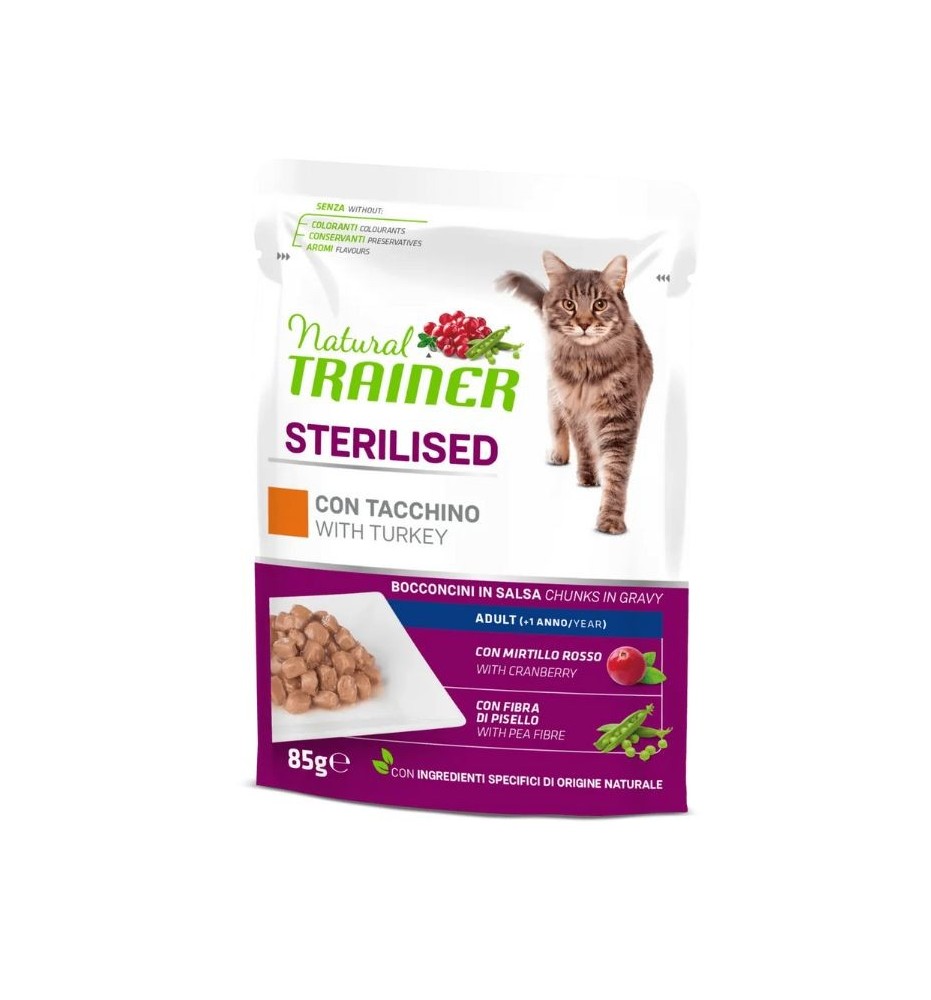 Sterilised adult tacchino umido | cibo per gatti