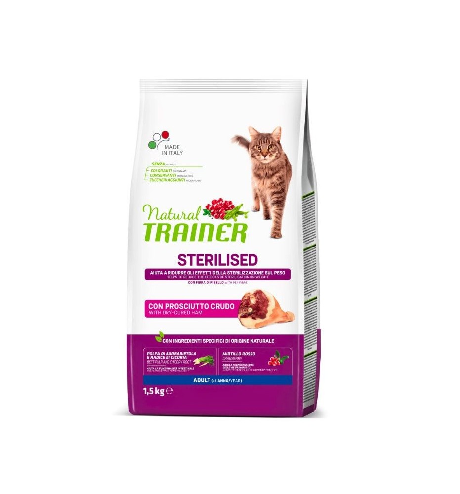Sterilised adult Trainer | Crocchette prosciutto crudo