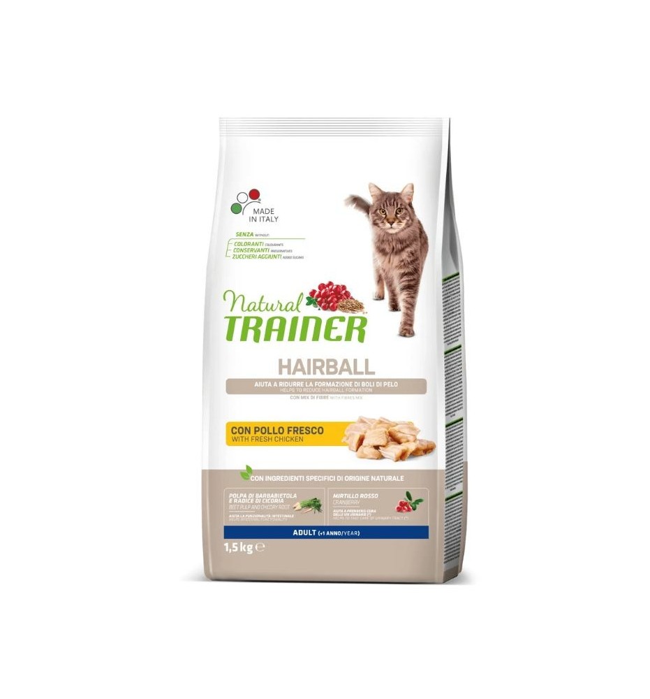 Hairball adult pollo | Crocchette anti-boli di pelo