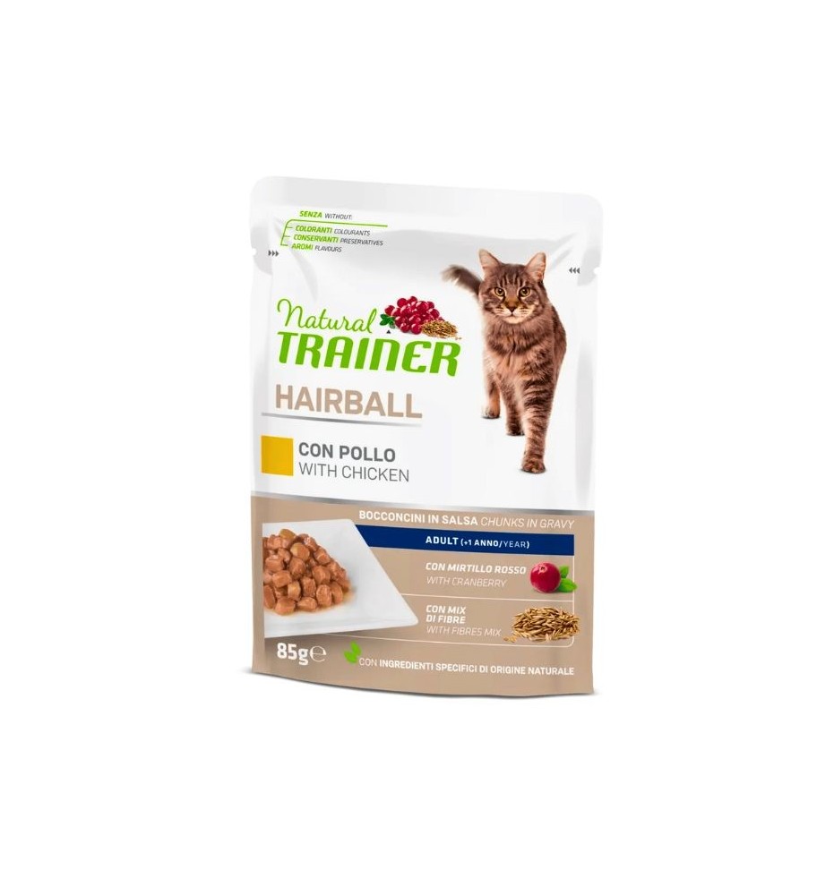 Hairball adult pollo umido Trainer | Anti boli per gatti