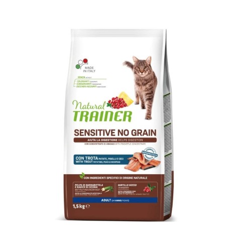 No grain adult trota per Gatti | Crocchette senza cereali No grain adult trota per Gatti | Crocchette senza cereali