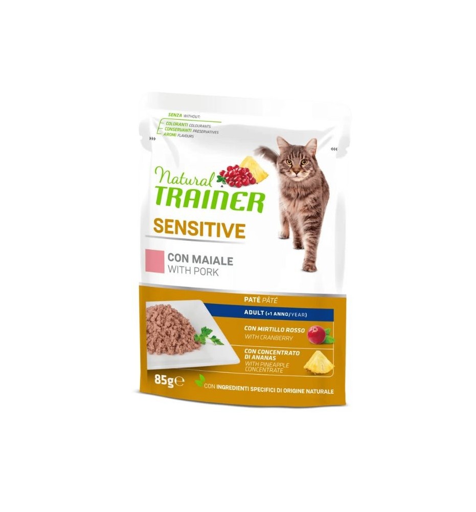Sensitive adult maiale umido | Cibo per gatti sensibili