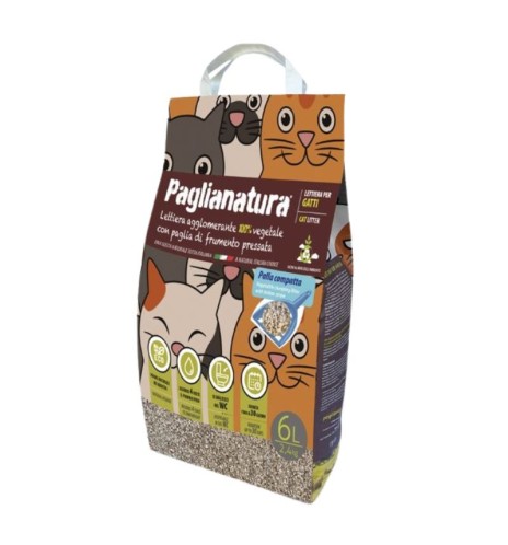 Lettiera vegetale per gatti | Naturale e biodegradabile Lettiera vegetale per gatti | Naturale e biodegradabile