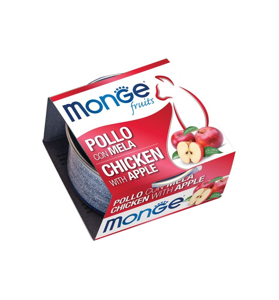Monge Fruits Pezzetti di Pollo con Mela – Adult