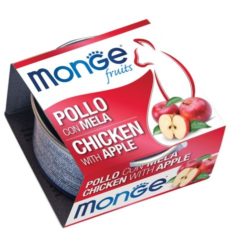 Monge Fruits Pezzetti di Pollo con Mela – Adult