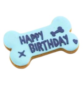Biscotto "Happy Birthday" per cani | Regalo perfetto
