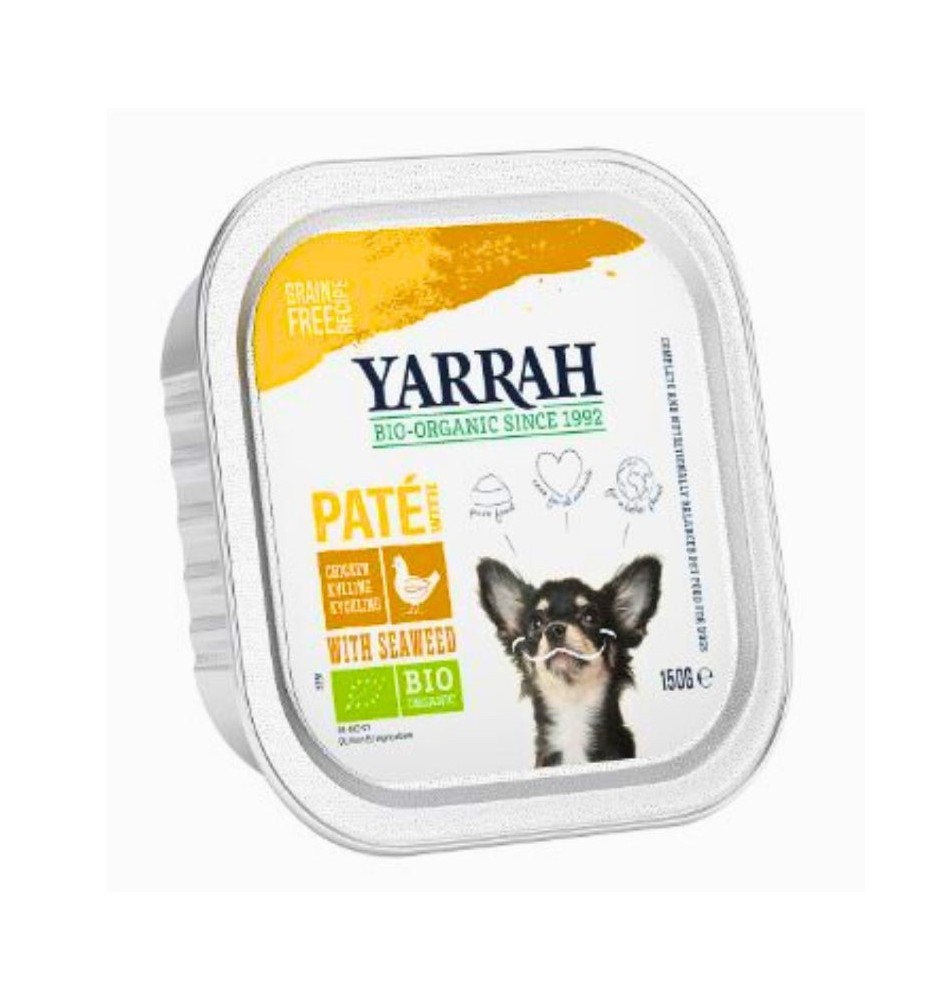 Paté per cani con pollo e alghe – Gustoso e biologico