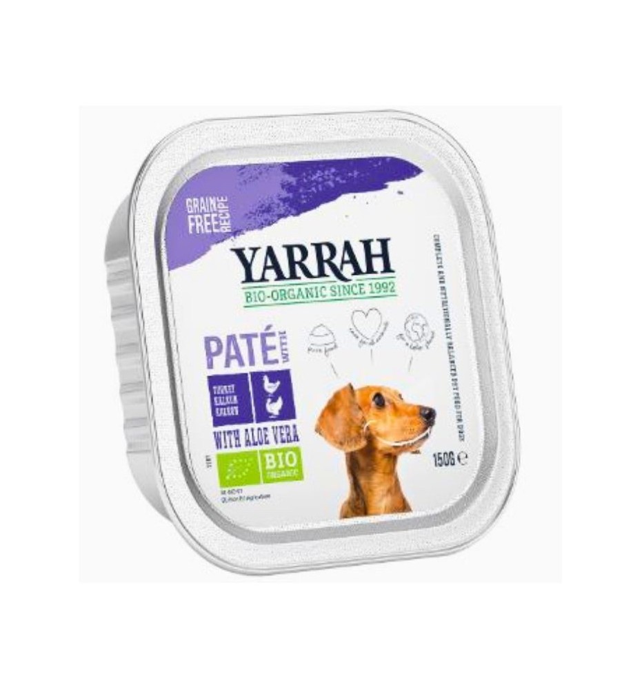Paté per cani tacchino e aloe Vera – Biologico e gustoso