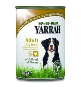 Bocconcini di pollo per cani – Cibo umido biologico