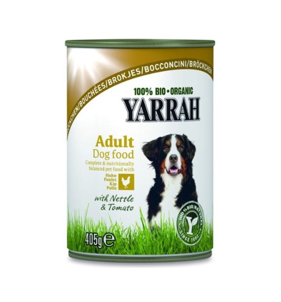 Bocconcini di pollo per cani – Cibo umido biologico