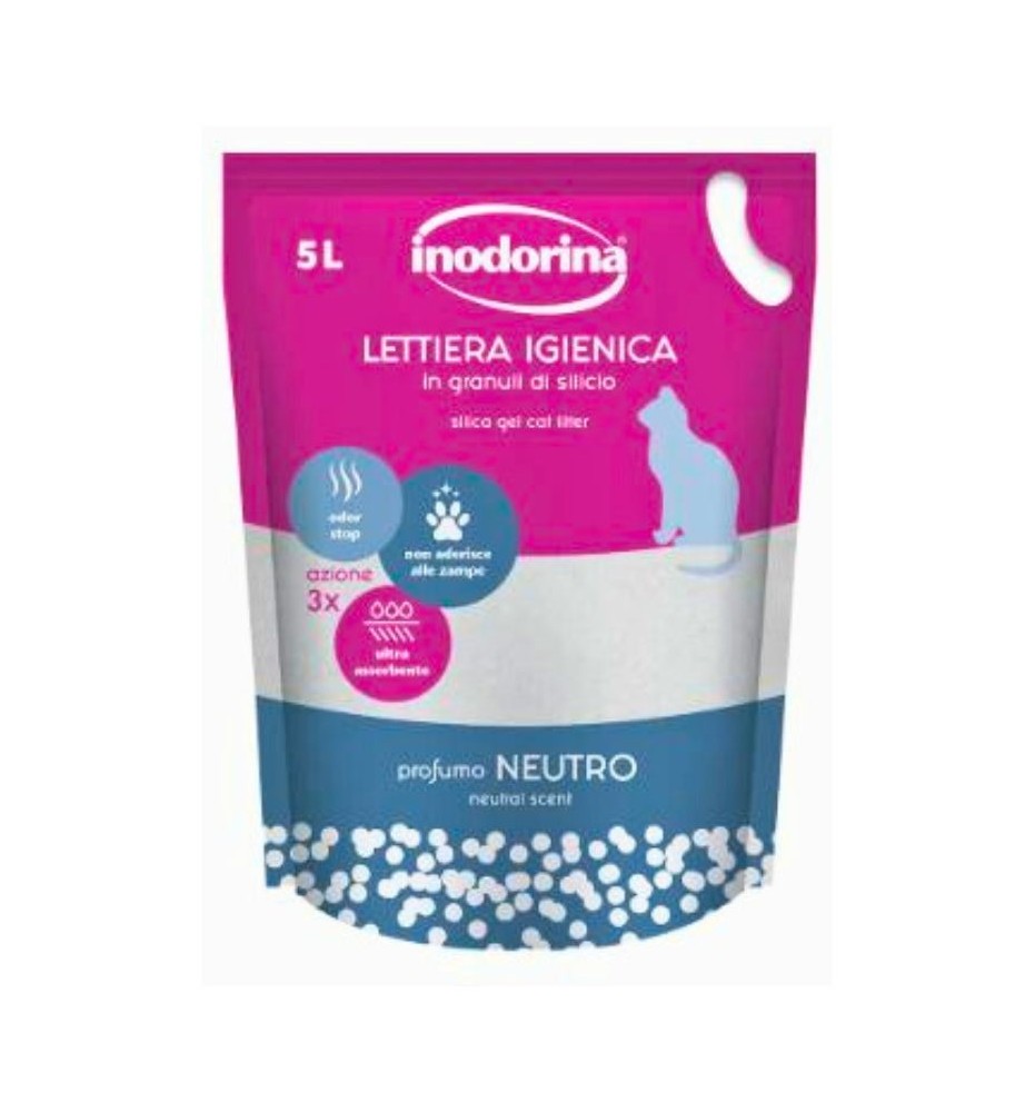 Lettiera profumo neutro Inodorina | Sabbiolina silicea