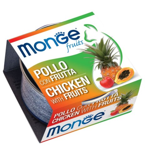 Monge Fruits Pezzetti di Pollo con Frutta – Adult