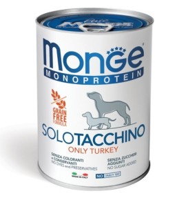 Monge Monoprotein Paté Solo Tacchino